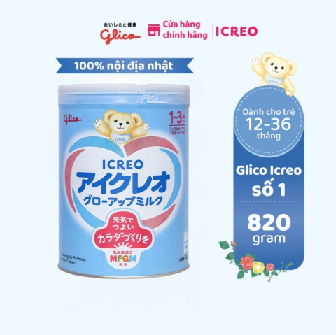 Glico ICREO Grow-up Milk (820g)